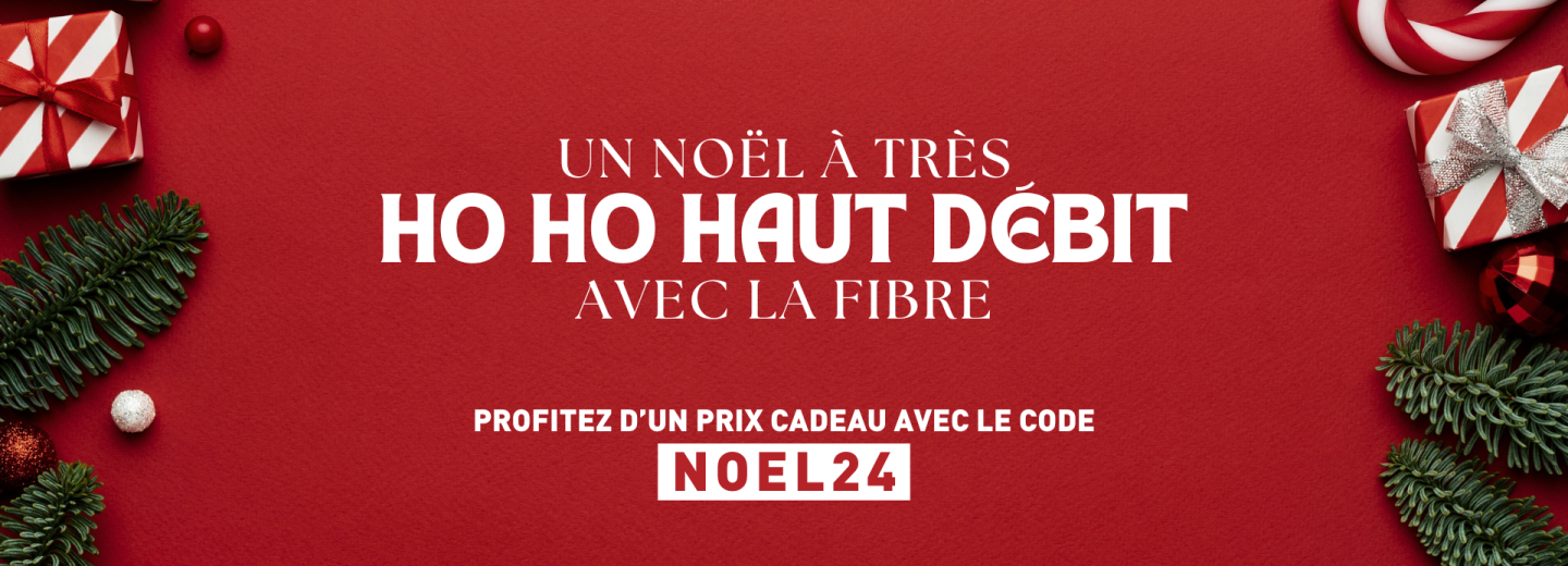 Un Noël à très HO HO HAUT débit avec la fibre Kiwi à 29.90€/m + 50 offerts